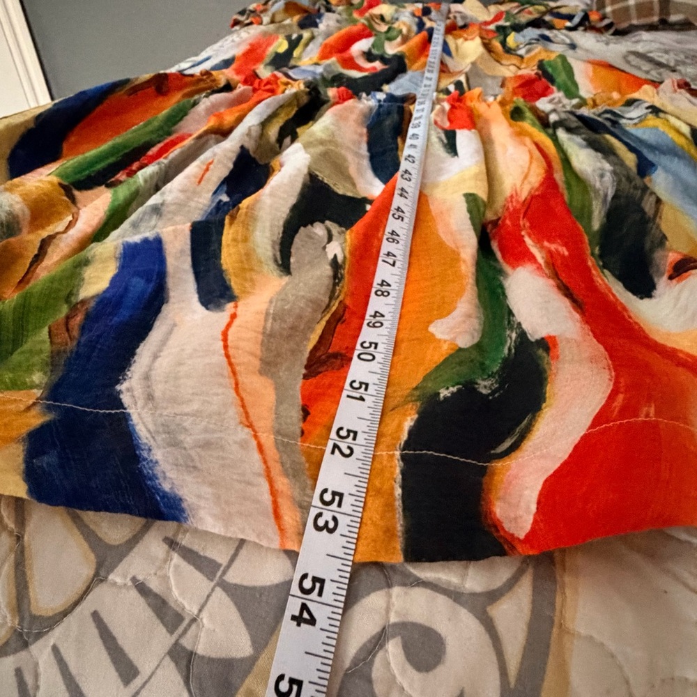 Anthropologie Maeve Suzannah Colorful Printed
V Neck Maxi Dress, small - Picture 11 of 11